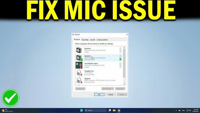 Fix Microphone Not Detected on Windows 10 and 11 - Mic Test Guide