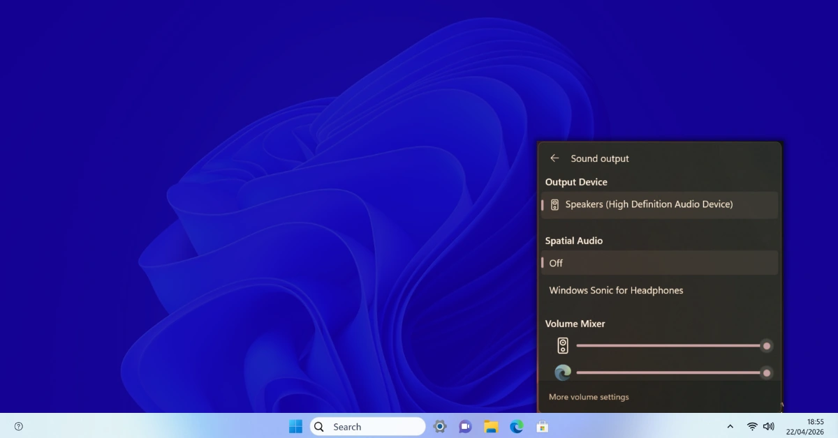 Windows Sound Control Panel showing the Balance dialog box open inside device Properties, with two independent sliders for L (left) channel set to 100 and R (right) channel set to 80, demonstrating how to adjust stereo audio balance between left and right speakers